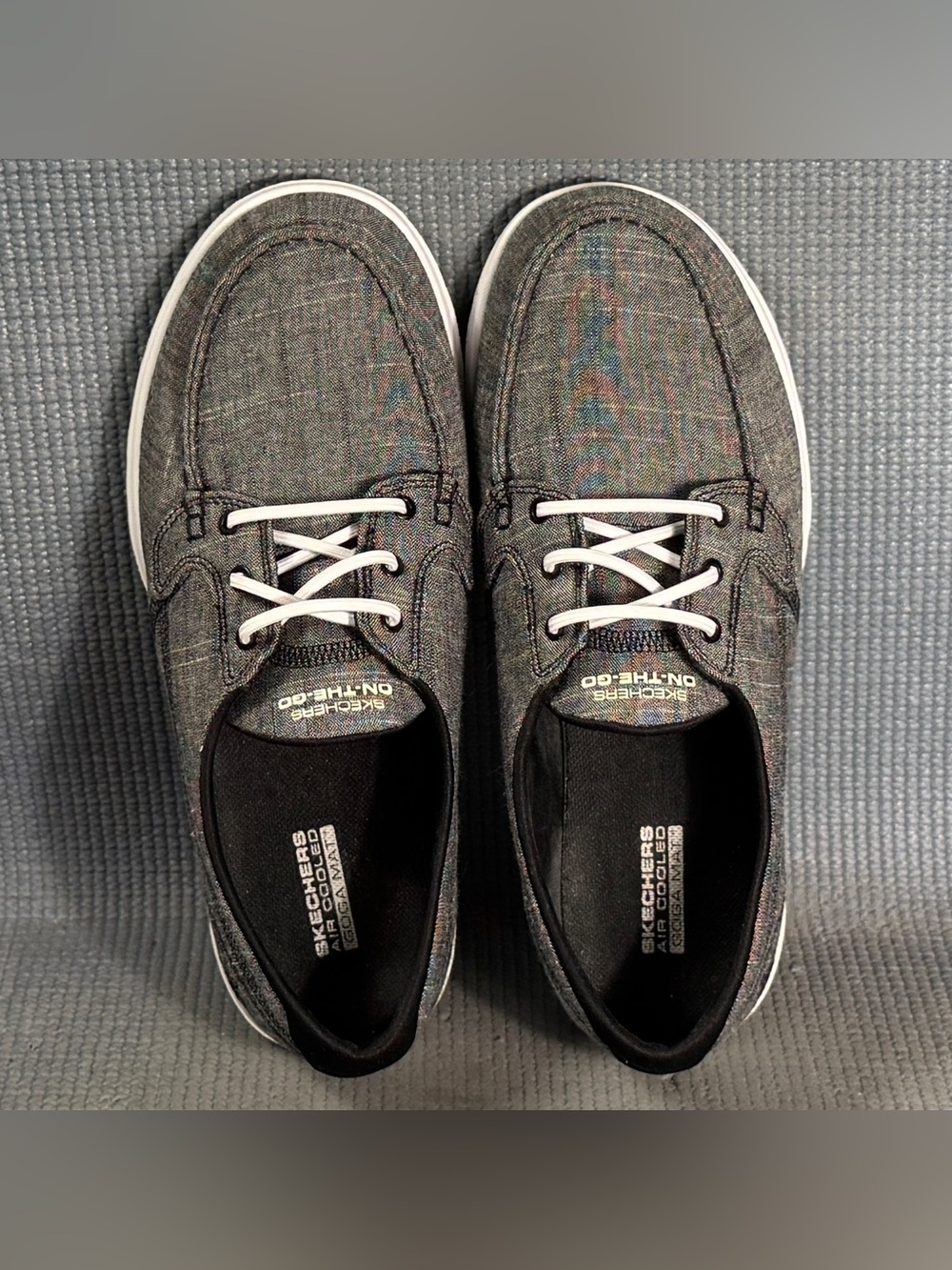 Skechers Women's Go Walk Lite Isla Boat Shoes  Gray Size 8.5 - Picture 5 of 9